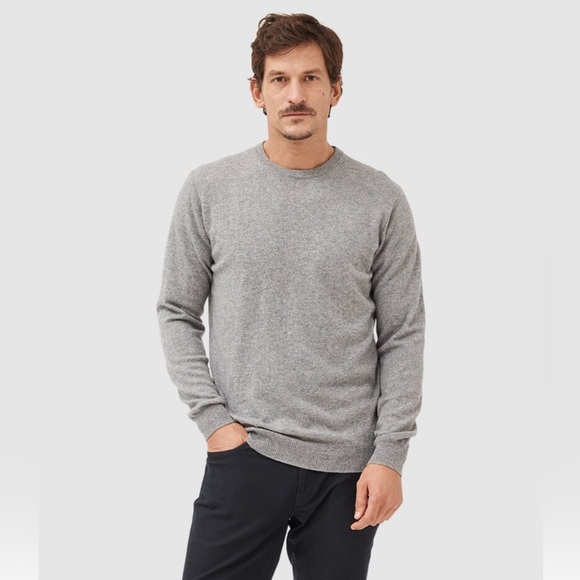 Rodd & Gunn ‎ Merino Wool Crewneck Sweater Gray XL
